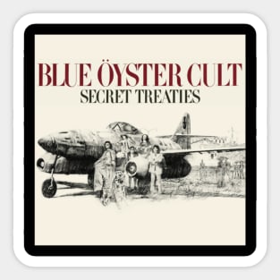 Blue Öyster Cult Secret Treaties Sticker